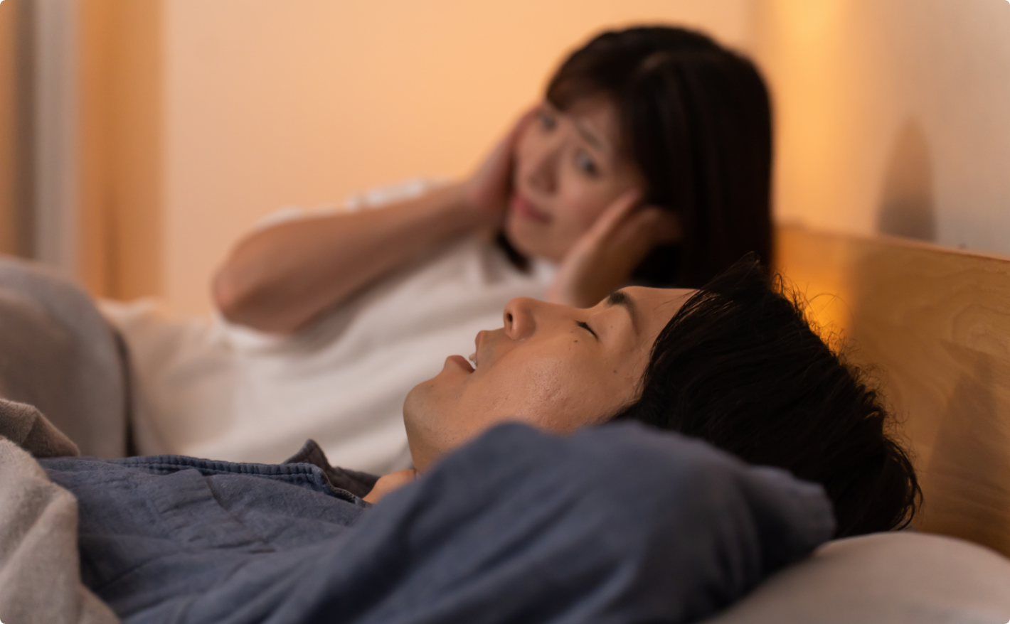 睡眠時無呼吸症候群のイメージ